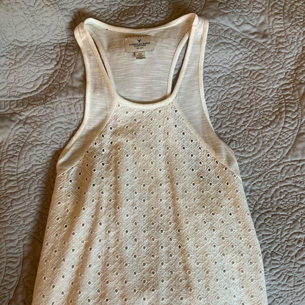 White tank top American Eagle